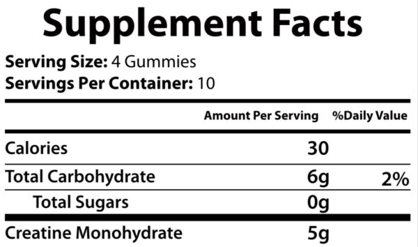 Creatine Monohydrate Gummies - Image 3